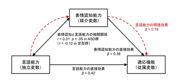 Opndrの研究紹介１ 自閉スペクトラム症を持つ成人の表情認知能力と言語能力は社会適応を予測する 特定非営利活動法人 神経発達症研究推進機構 Opndr